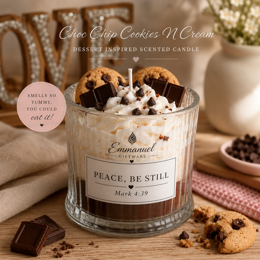 Dessert Inspired - Chocolate Chip Cookies & Cream, Scented Candle